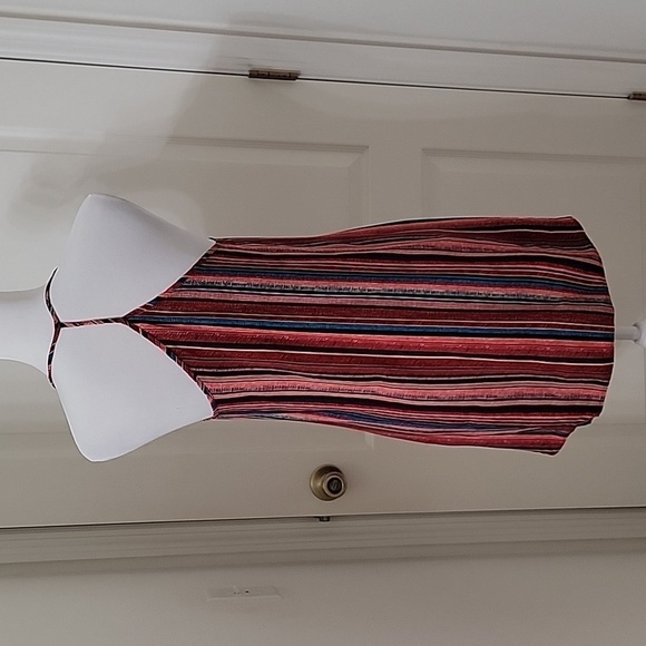 SHEIN Size M (6) Chevron Print Racerback Cami Dress, Excellent Used Condition - Picture 3 of 13